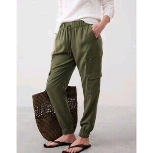 Banana Republic TENCEL™ Cargo Jogger Olive Green Medium M